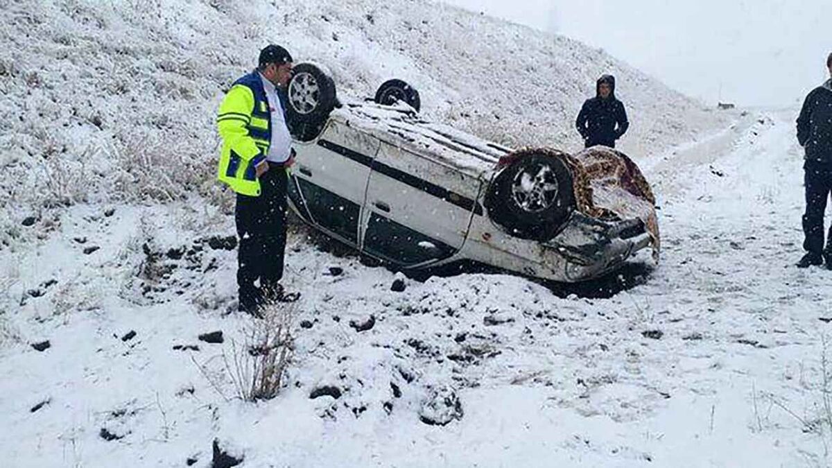 ۲۳ درصد از تصادفات سال گذشته در زمستان رخ داد